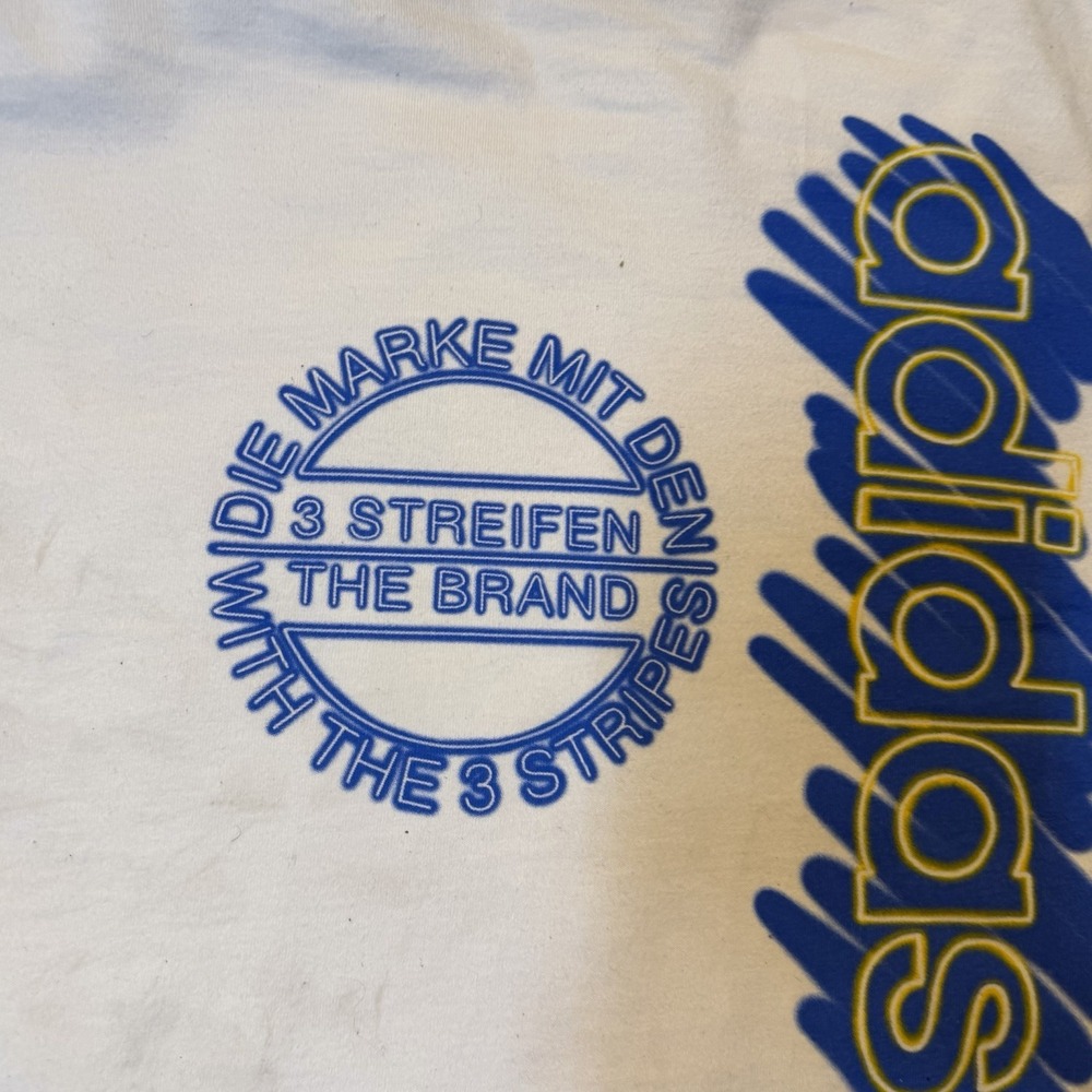 Adidas Originals Graphic T Shirt Men's L White Trefoil Logo Streetwear Tee - Picture 10 of 10